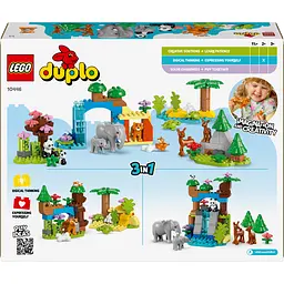 Конструктор LEGO DUPLO Town Сімейства диких тварин 3 в 1, 92 деталі (10446) - мініатюра 2