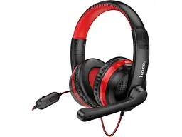 Навушники з мікрофоном Hoco W103 Magic Red (6931474741622)