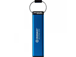 Флешка Kingston 128 GB IronKey Keypad Blue USB 3.2 (IKKP200C/128GB)
