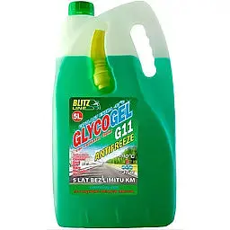 Антифриз BioLine Glycogel G11 Ready-mix -37 °C зелений 5 л