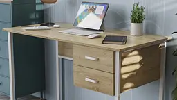Комп'ютерний стіл Ferrum-decor Таккота 75x140x60 білий ДСП Дуб Сонома 16мм (FRD-102099) - мініатюра 6