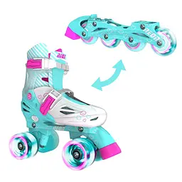 Ролики Neon Combo Skates Размер 34-37 Бирюзовый