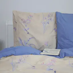 Комплект постільної білизни ТЕП Soft Dreams Квітуча Магія сімейний 70x70 помаранчевий - мініатюра 6