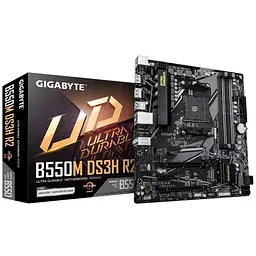 Материнська плата GIGABYTE B550M DS3H R2 (B550M DS3H R2) (Socket AM4, AMD B550, Micro-ATX) - мініатюра 4