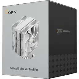 Кулер для процесора Ocypus Delta A40 Elite Dual Fan White (DELTA-A40-WH2NNWN00X-GL) [165822] - мініатюра 10