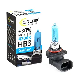 Галогенова лампа Solar HB3 12V 65W P20d StarBlue 4200K(1225)