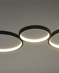 Підвісний світильник, люстра Goldlux 331021 Flamenco LED 1x42W 4000K 5700Lm IP20 чорний - мініатюра 3
