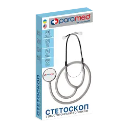 Стетоскоп з двосторонньою головкою Paramed - мініатюра 3