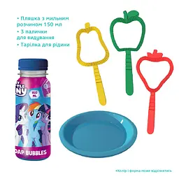 Ароматичні мильні бульбашки "My Little Pony" 200735 об'єм 150 мл, 3 палички - мініатюра 3