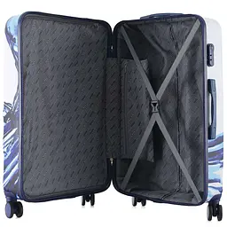 Валіза Semi Line 28" (L) White/Blue Print (T5653-3) - мініатюра 2