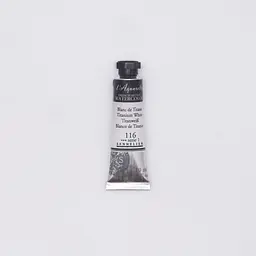 Акварельна фарба Sennelier L'Aquarelle, 10 мл, S1, Титановий білий (Titanium White)