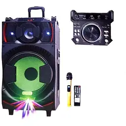 Акумуляторна акустична система XPRO UF-1151-DT колонка валіза 250Вт USB SD FM радіо Bluetooth мікрофон ДК (UF-1151-DT) - мініатюра 5