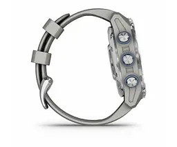 Смарт-годинник Garmin Descent Mk3 43 mm Stainless Steel with Fog Gray Silicone Band (010-02753-04/03) - мініатюра 5