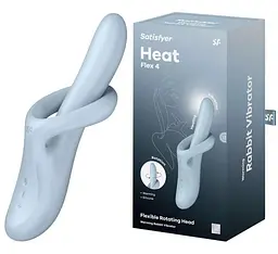 Вібратор-кролик Satisfyer Heat Flex 4 - мініатюра 6