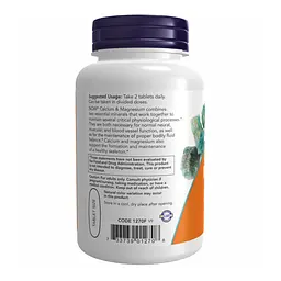 Вітаміни Now Foods Calcium Magnesium 250 пігулок - мініатюра 3
