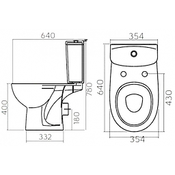 Унітаз-компакт Kolo Freja Premium L79047000 з кришкою Soft Close, Білий - мініатюра 2