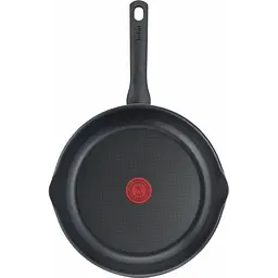 Сковорода Tefal Day by Day 24 см, з кришкою, алюміній, бакеліт, скло, чорний (B5580423UA) - мініатюра 6