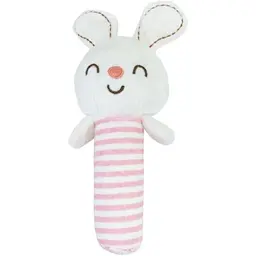 М`яка іграшка-брязкальце Зайка TM TOLOLO 1212 Різнокольоровий shop (2000999284786)