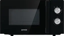 Мікрохвильова піч, 20л, мех. управл., 800Вт, гриль, чорний Gorenje kuh0015133