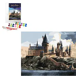 Картина за номерами WB Harry Potter: Гоґвортс вдень 40х50см