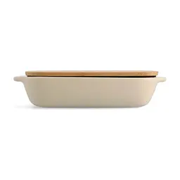 Форма для випікання KitchenAid з кришкою керамогранітна 1,9 л Кремова (CC006107-001) - мініатюра 2