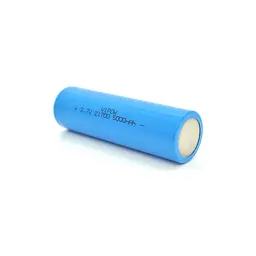 Акумулятор 21700 5000mAh, 3.7V, Blue, FlatTop Vipow (ICR21700-5000mAhFT / 31080) - мініатюра 2