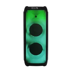 Портативна колонка ZXX-5508 Акустична система 1000Вт RGB підсвічування з 2 мікрофонами і пультом 2х8" Чорний - мініатюра 3