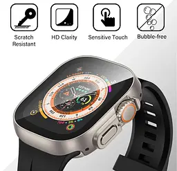 Захисний чохол із захисним склом Choice 3 для Apple Watch 49 мм Ultra Titanium 452063180 - мініатюра 5