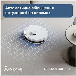 Робот-пилосос ECOVACS Deebot Y1 PRO DLX34 білий - мініатюра 8