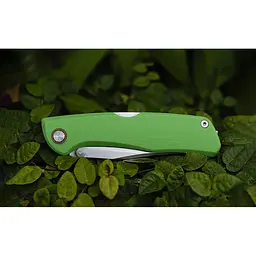 Ніж складаний туристичний Ruike P882-G, (8.5 см) 12C27 / G10 зелений - мініатюра 16