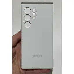 Оригінальний силіконовий чохол Samsung Silicone Case для Samsung Galaxy S24 Ultra (S928) White EF-PS928TWEGWW  - мініатюра 6
