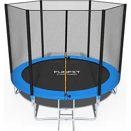 Батут Funfit 8ft (252см) синій з зовнішньою сіткою - мініатюра 2