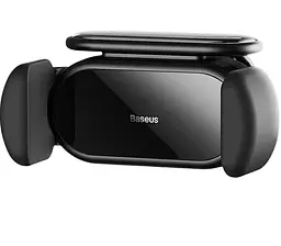 Автотримач Baseus Steel Cannon pro Solar Electric Car Mount Black - мініатюра 3