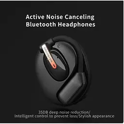 Навушники D Mooster D57 OWS ENC Bluetooth Чорні - мініатюра 2