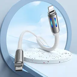 Дата кабель Hoco U136 Prize Type-C to Lightning 27W (1.2m) White - мініатюра 4