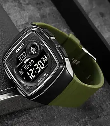 Годинник чоловічий наручний спортивний Skmei 2208 (Зелений) - мініатюра 4