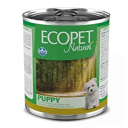Консервований корм Farmina Ecopet Natural Puppy Chicken з куркою для цуценят усіх порід, вагітних і годуючих