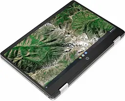 Ноутбук HP Chromebook x360 14" HD Touch 4/64GB N5000 (14a-ca0022nr) Silver Seller Refurbished - мініатюра 3
