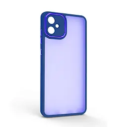 Защитный чехол для Samsung Galaxy A05 (A055), Shade, синий, TPU+PC, матовый, защита всего корпуса, панель-накладка, противоударный, с высокими бортами, амортизирует удары при падениях, ArmorStandart (ARM73415)