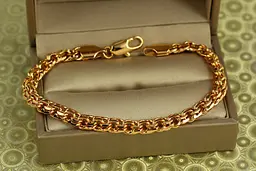 Браслет Xuping Jewelry круглий бісмарк 20,5 см 8 мм золотистий - мініатюра 2