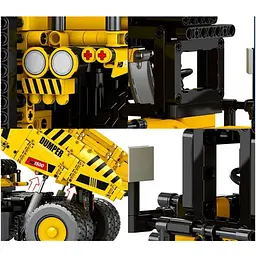 Конструктор Reobrix Mechanical Caterpillar 797 Кар'єрний самоскид з пультом (22025) [160325] - мініатюра 6