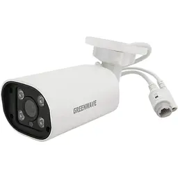 Циліндрична камера Green Wave GW IPC19B5MP50 2.8mm POE ІЧ-підсвічування 5MP Starlig