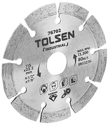 Диск алмазний сегментний 230х22.2мм Tolsen hoz0013959