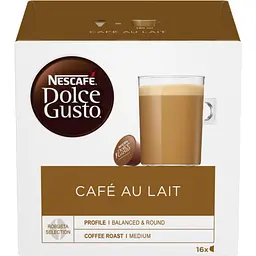 Набір кави в капсулах Nescafe Dolce Gusto Cafe Au Lait 48 шт. 480 г (3 пак. x 16 шт. 160 г) - мініатюра 3