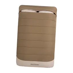Спальний мішок двомісний Naturehike (+6°C) (NH21MSD02) коричневий