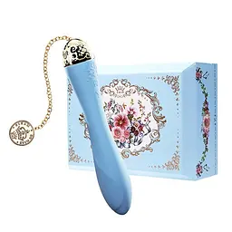 Вібратор Zalo Versailles Marie 20 см блакитний - мініатюра 2