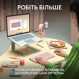 Клавіатура Logitech Pebble Keys 2 K380s White (920-011852) - мініатюра 10
