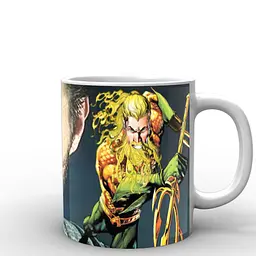 Кухоль GeekLand Аквамен Aquaman два образи AQ.02.008 330 мл білий - мініатюра 3