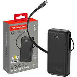Повербанк Titanum WCS20 PD45W 20000 mAh чорний (TPB-WCS20-B) - мініатюра 13