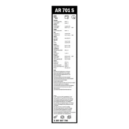 Щітка склоочисника Bosch 3 397 007 706 - мініатюра 8
